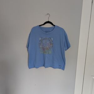 Life Is Good Blue Short Sleeve Tee